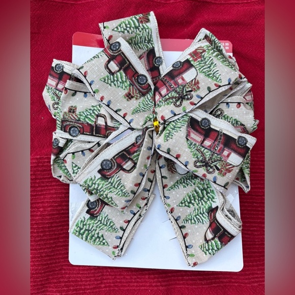 NWT Christmas Xmas tree topper bows bundle 5 total - Picture 2 of 8